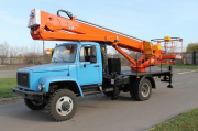 Автогидроподъемник ВС-22Т-01 на базе шасси ГАЗ-3309 (2-х мест. кабина)